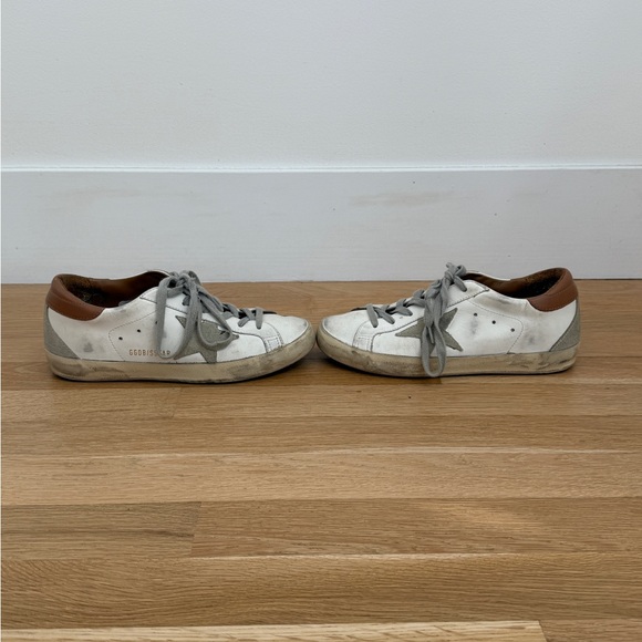 Golden Goose Super Star Sneakers - Suede Star, Brown Heel Tab - Picture 6 of 7